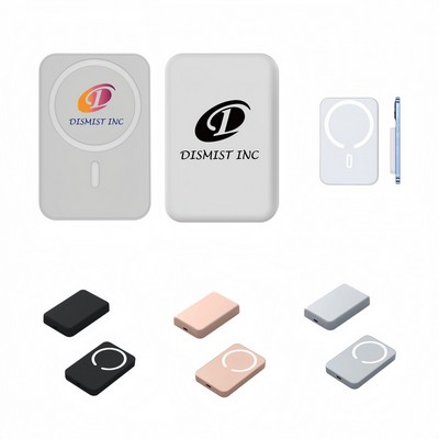 2500mAh Magnetic Wireless Mini Power Bank