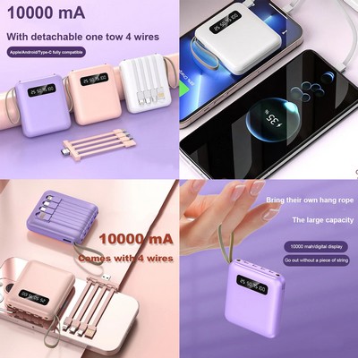10000 mAh Cell Phone Potable Power Bank